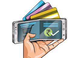 e-wallets caricature