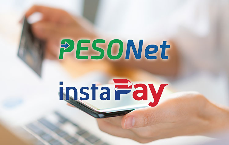 PESOnet and InstaPay logo