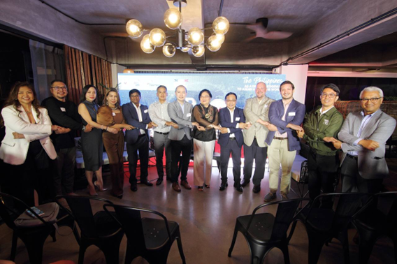 Members of the Permanent Mission of the Philippines to ASEAN and Digital Pilipinas join hands to signify their partnership