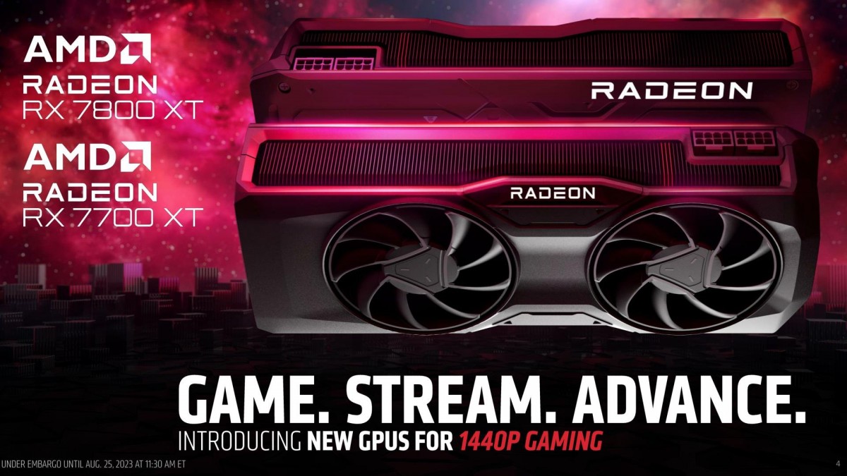 The new AMD Radeon RX 7800 XT and Radeon RX 7700 XT Graphics Cards