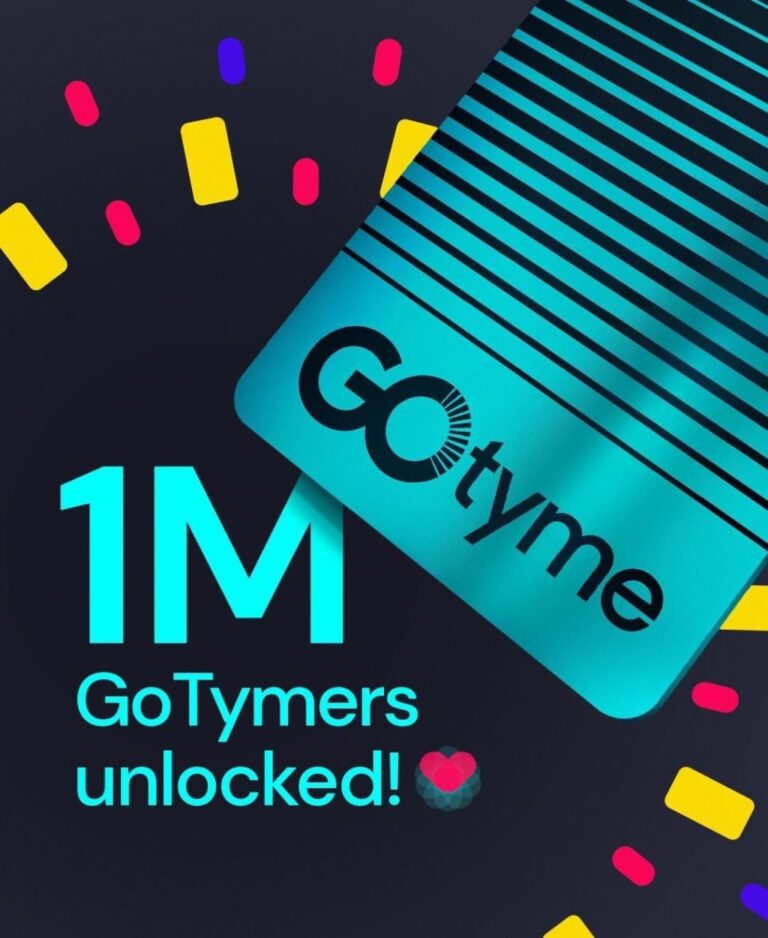 GoTyme poster about unlocking its 1 millionth customer