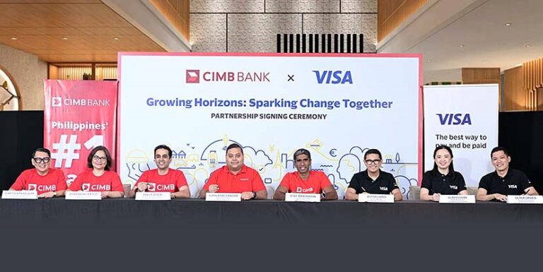 Signing of a partnership agreement between Visa and CIMB Bank