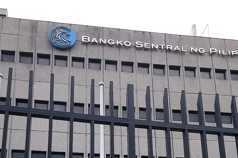 Facade shot of the BSP building in Manila