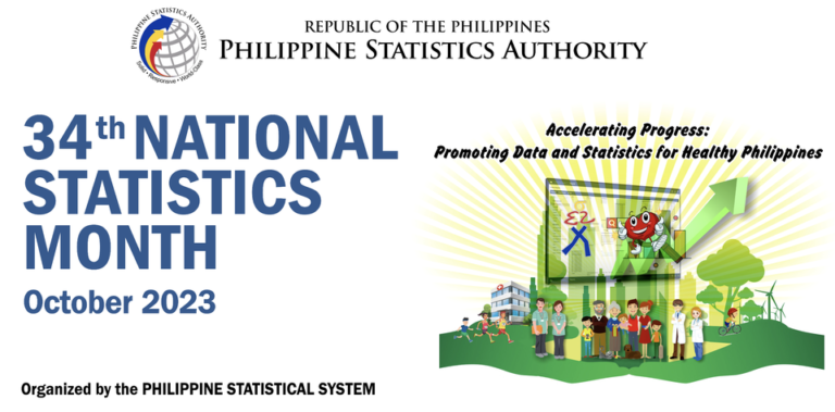 Poster for the 34th National Statistics Month
