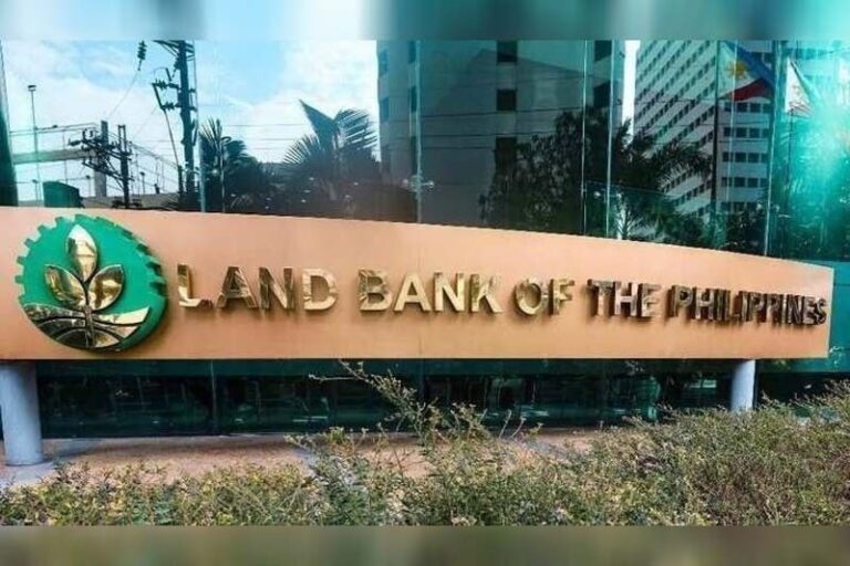 Facade shot of Landbank of the Philippines building in Pangasinan