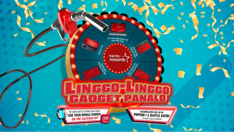 Poster for the Caltex Linggo-Linggo Gadget Panalo promo