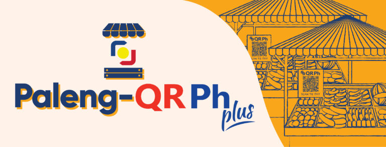 Poster to launch the BSP's Paleng-QR PH Plus program of the BSP