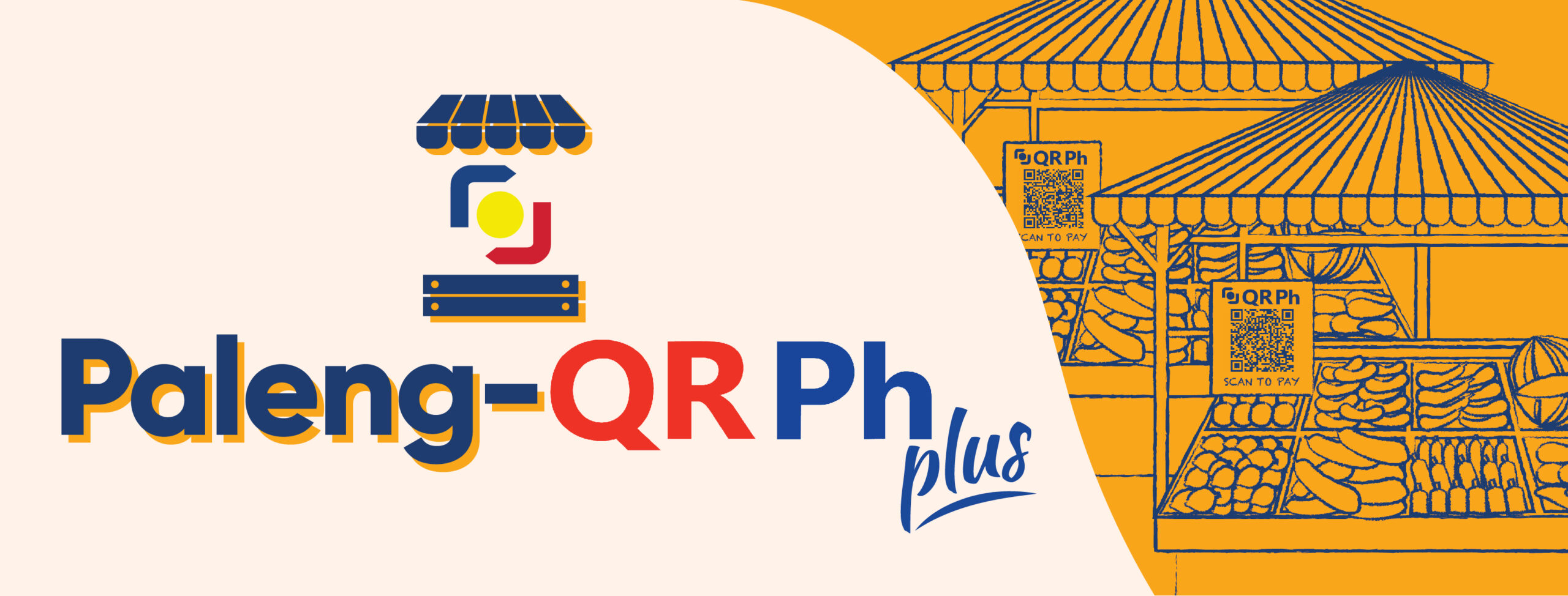 Poster to launch the BSP's Paleng-QR PH Plus program of the BSP