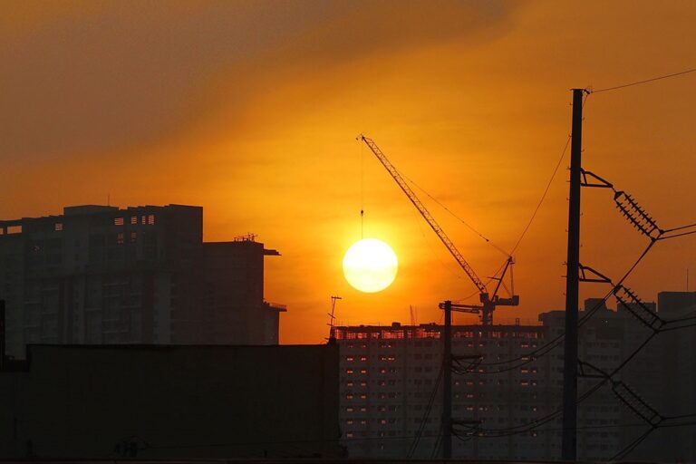 Photo of a sunset in Manila