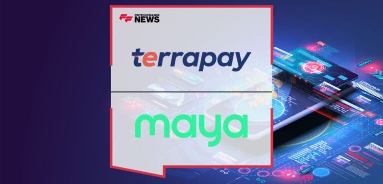 Logos of Terrapay and Maya to indicate partnership between the two companies