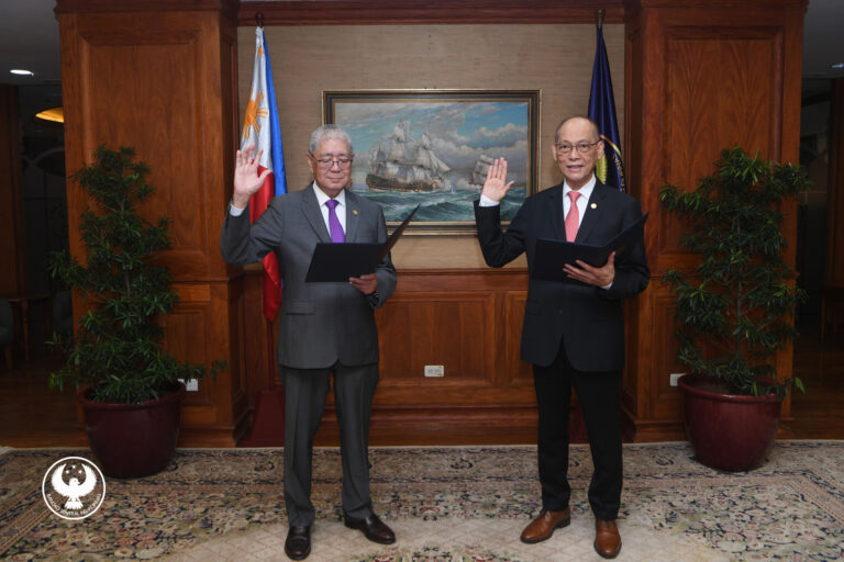Former Finance Secretary Benjamin Diokno during his appointment as a new member of the Monetary Board