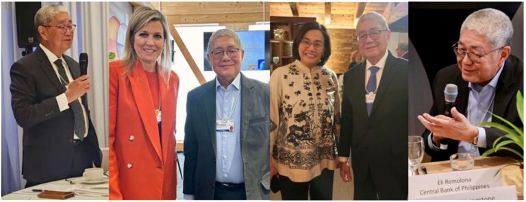 Photo of BSP Governor Eli M. Remolona, Jr. attending various functions at the World Economic Forum 2024