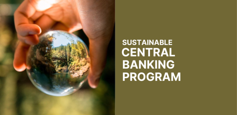 Book cover of Sustainable Central Banking Program