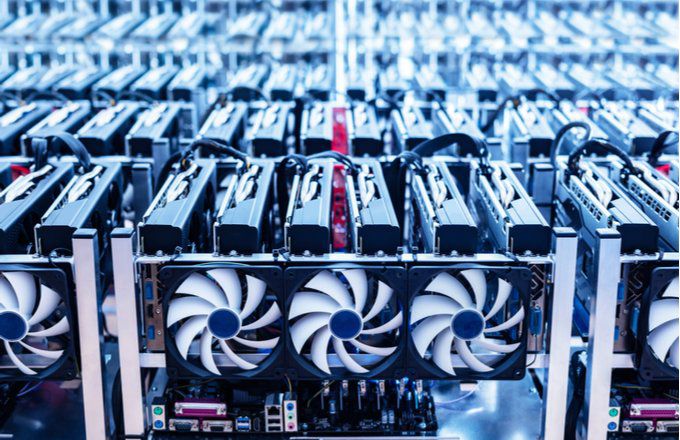 Photo of cloud mining machines