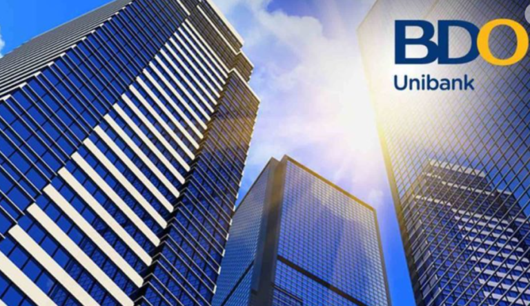 High rise buildings with the BDO Unibank logo