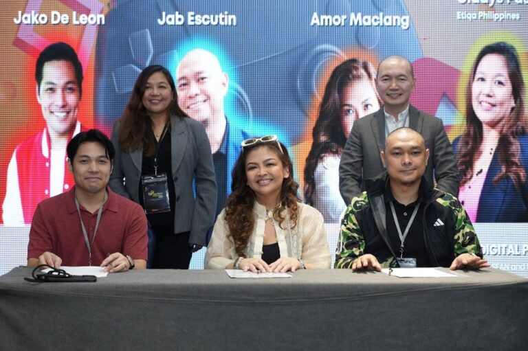 Gladys Pascual of Etiqa Philippines together with Jako de Leon of CICP and Jab Escutin of BrenPro, Inc. during the ceremonial handover of insurance policies