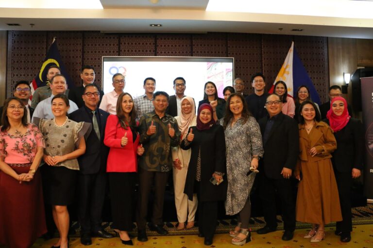 Photo shows representatives of the Malaysia International Trade and Exhibition Centre (MITEC), Malaysia International Halal Showcase (MIHAS), National ICT Confederation of the Philippines (NICT-PH), Maybank, and Citihomes as they celebrate 60 years of diplomatic excellence between Malaysia and the Philippines as part of the GMCI Road to 25 in 2025 program.