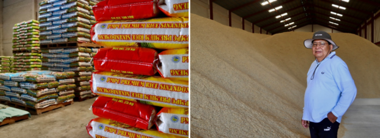 LANDBANK has helped Ricardo Buenaventura (right photo) achieve productivity and profitability
