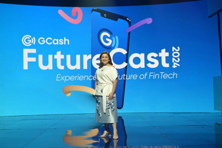 GCash's President and CEO, Ms. Martha Sazon, at FutureCast 2024