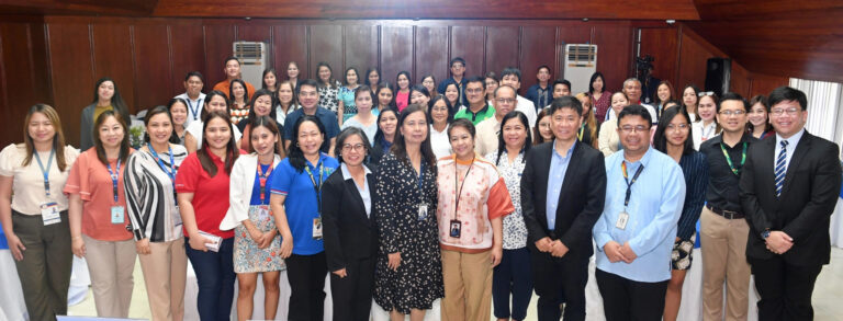 BSP executives led by Lydia Panahon, join DA's Agricultural Credit Policy Council Director Magdalena Casuga and other execs at the unveiling of the Countryside Bank Survey Report in Cabanatuan City