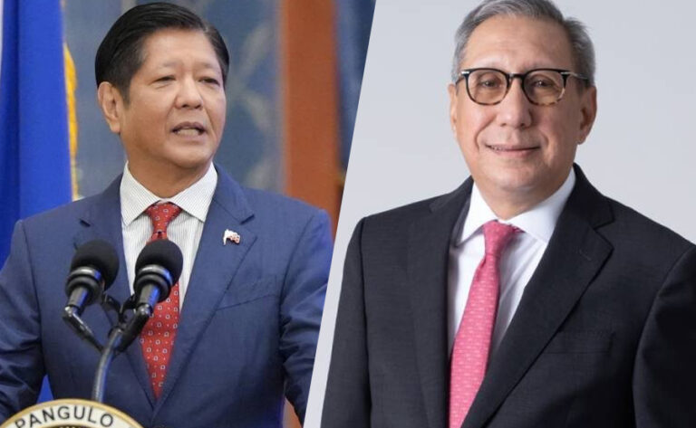 President Marcos Jr. (left), with veteran banker Walter C. Wassmer