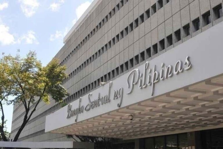 Facade shot of BSP's head office, which reported that PH banks’ bad loans ratio has hit 2-month low despite annual increase in Non-Performing Loans