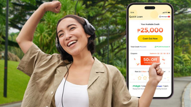 Poster of a smiling girl to illustrate Mocasa's desire to empower its customer's finances by offering smart saving tips this ‘ber months