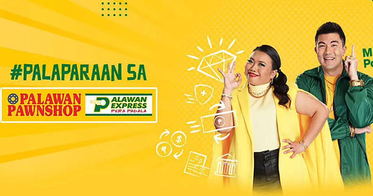 Poster of Lucky Manzano and a girl illustrating how AFPMBAI members can now enjoy a new digital payment avenue: Palawan Group's Express Pera Padala service