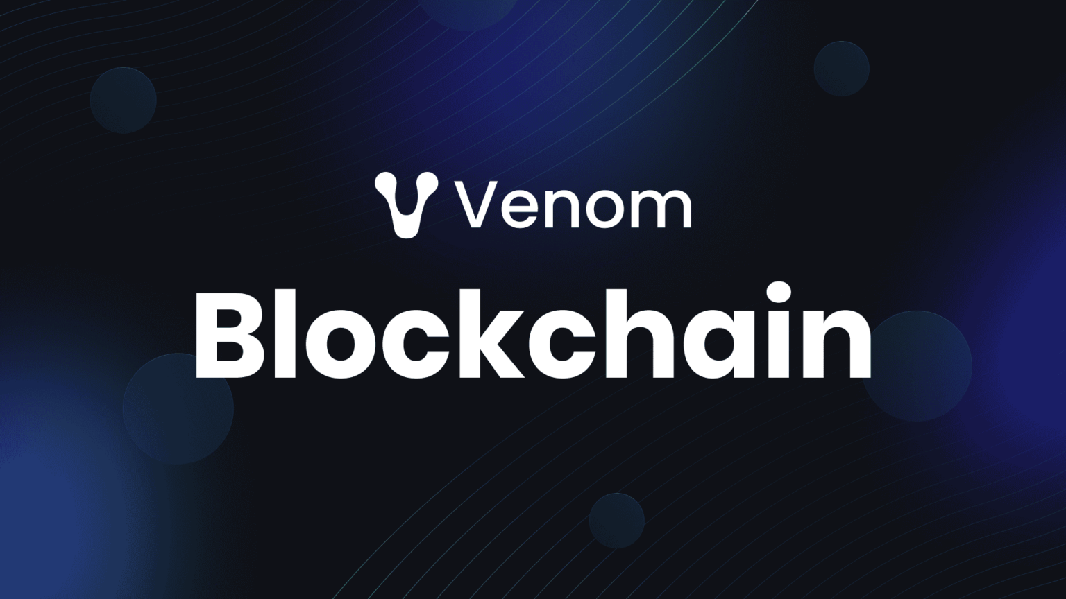 Logo of Venom to signify that PH has chosen Venom for its groundbreaking digitization, and national blockchain initiative