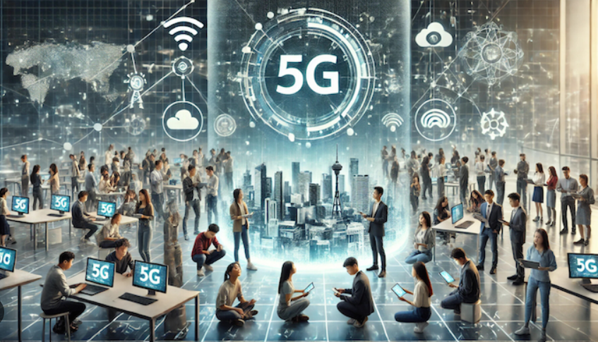 Ericsson poster showing people enjoying 5G as the company launches the ‘EricssonEdge Academia Program