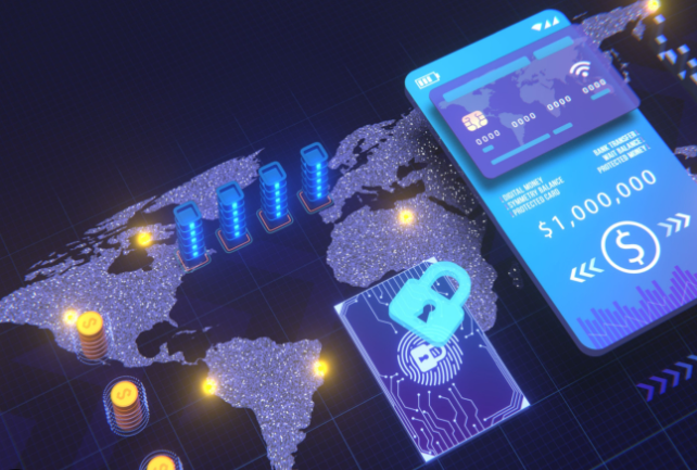 Illustration showing how cryptocurrency are now boosting cross-border transactions