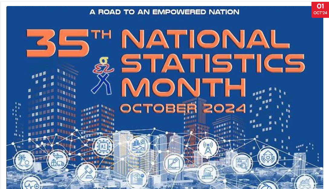 The BSP recently underscored the importance of data and digital tools for evidence-based policy-making, as shown in this poster announcing the 35th NSM celebration