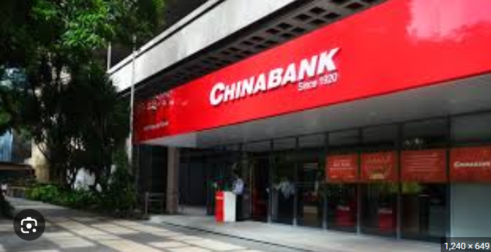 China Bank building facade shot