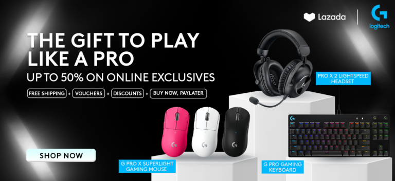 Poster of Logitech's Lazada 12.12 All-Out Pamasko Sale promo