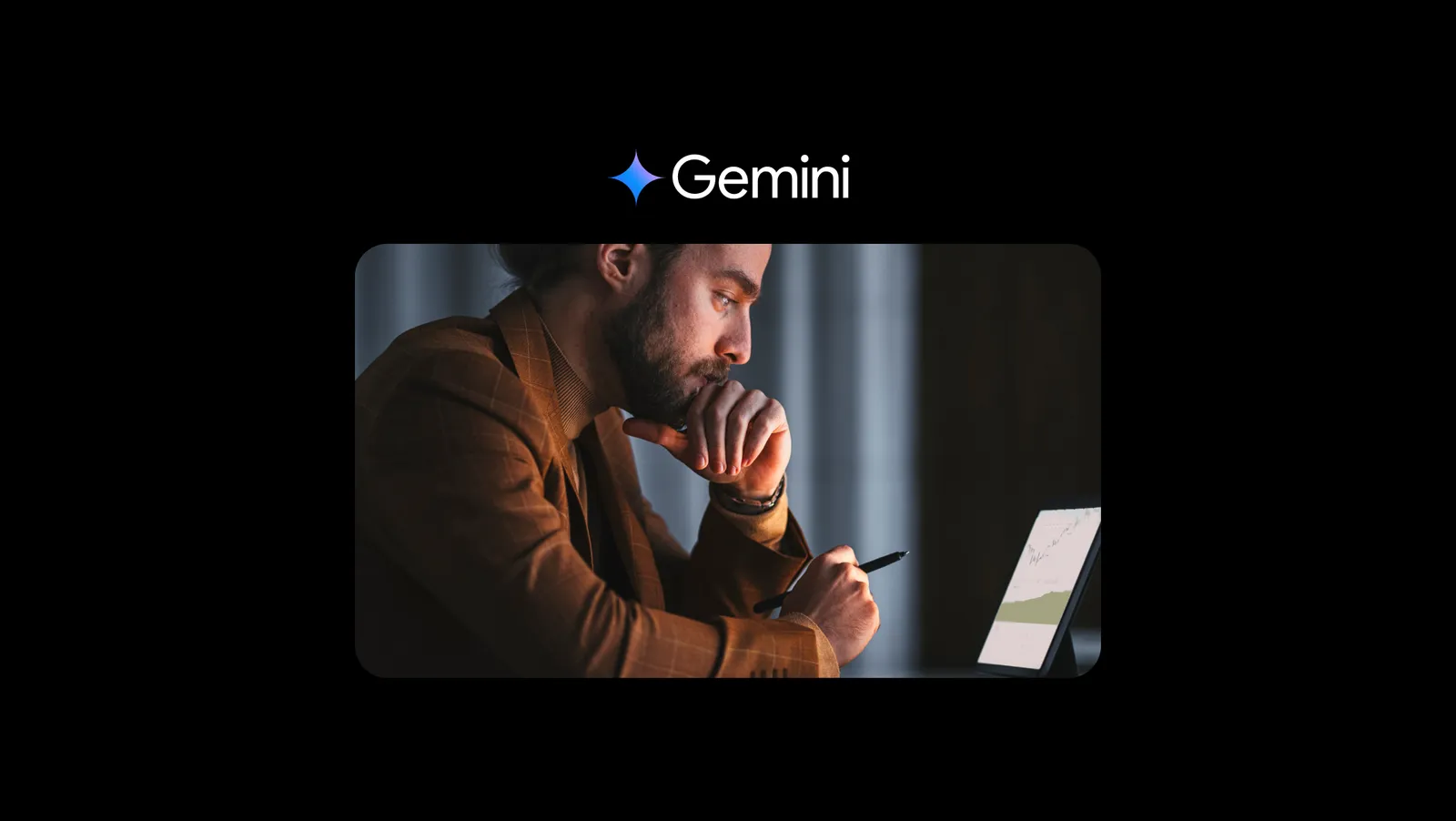 Photo of a man in front of a computer to show how Google Gemini's "Deep Research" can be a lot of help