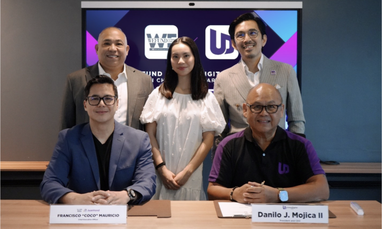 Executives of JuanHand and UnionDigital Bank during the signing