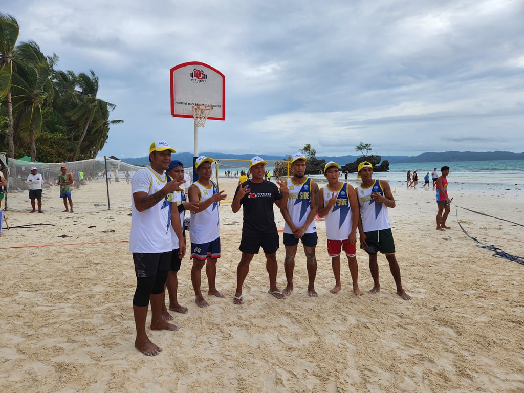 Boracay Xpress sponsors the first Beach 3 on 3 basketball event on White beach Station 2 Boracay Island with the cooperation of Malay, Aklan Councilor Dalidig “Datu” Yap Sumndad *center in photo