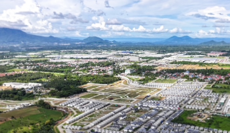 Bird's eye view of the development where Aboitiz Land will expand residential opportunities in LIMA Estate, Batangas