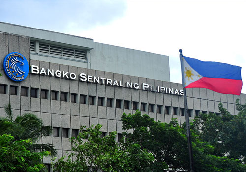Facade shot of BSP's head office in Manila