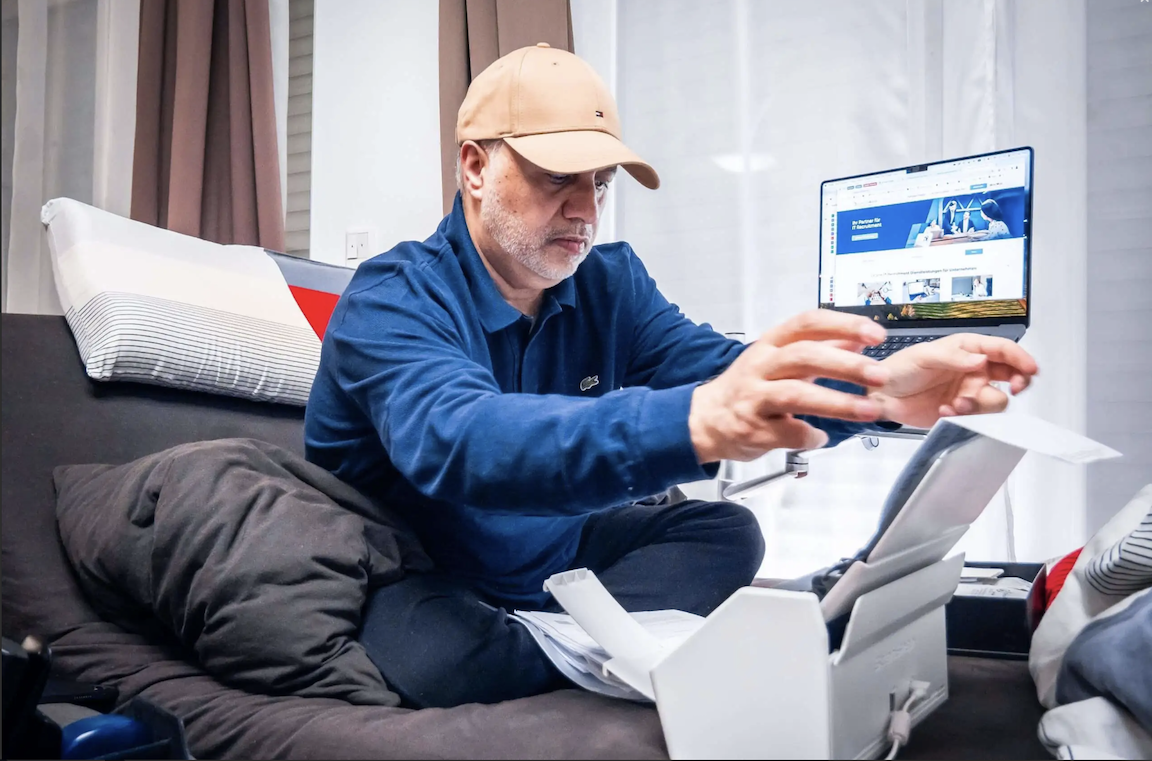 Nadeem, a bedridden CEO pioneers AI-powered video revolution