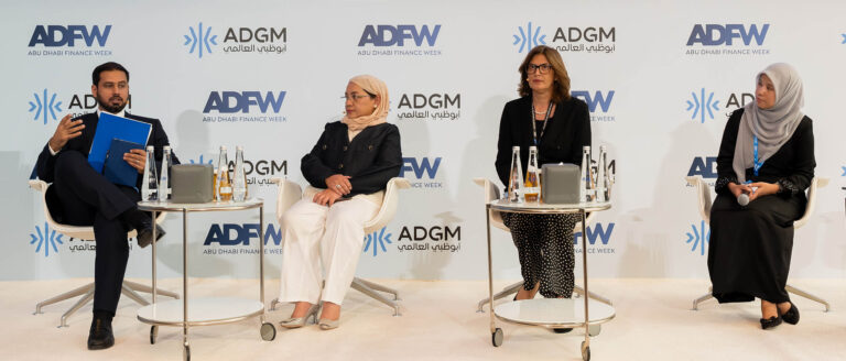 BSP Asst. Governor Arifa A. Ala (2nd from left) is shown here while participating in the Abu Dhabi Finance Week at Abu Dhabi, UAE.