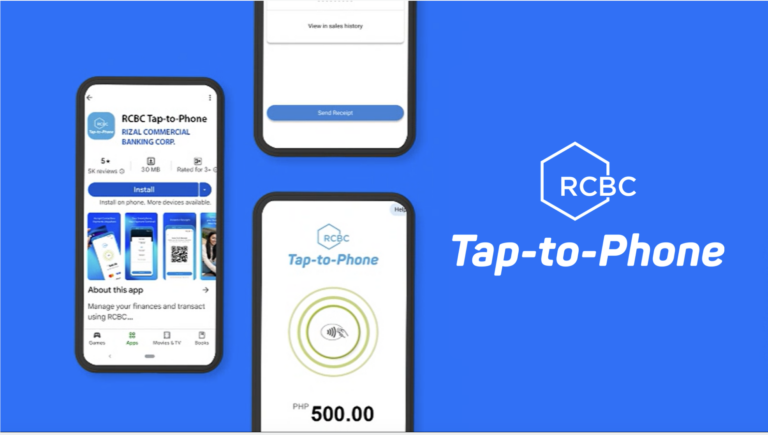 Image of mobile phones showing how RCBC is revolutionizing MSME payments with RCBC Tap To Phone service