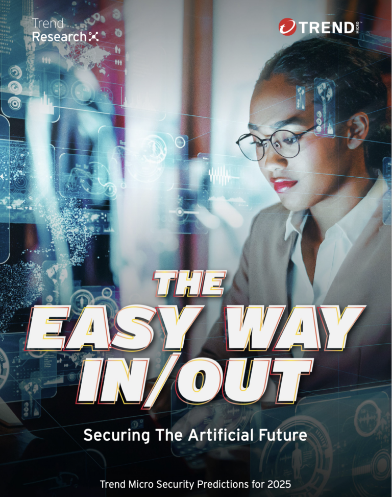 Cover page of Trend Micro's 2025 Security Report