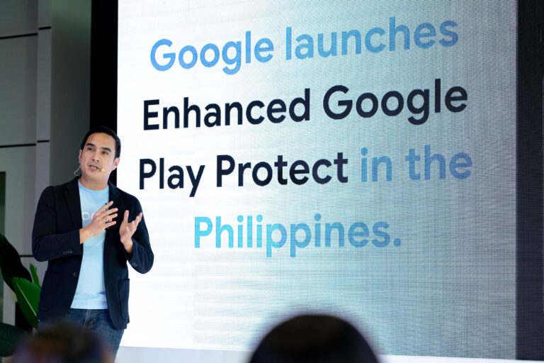 Google's Yves Gonzales (in photo) explains how Google's Enhanced Play Protect has blocked 3.2 million high-risk app installs in the Philippines