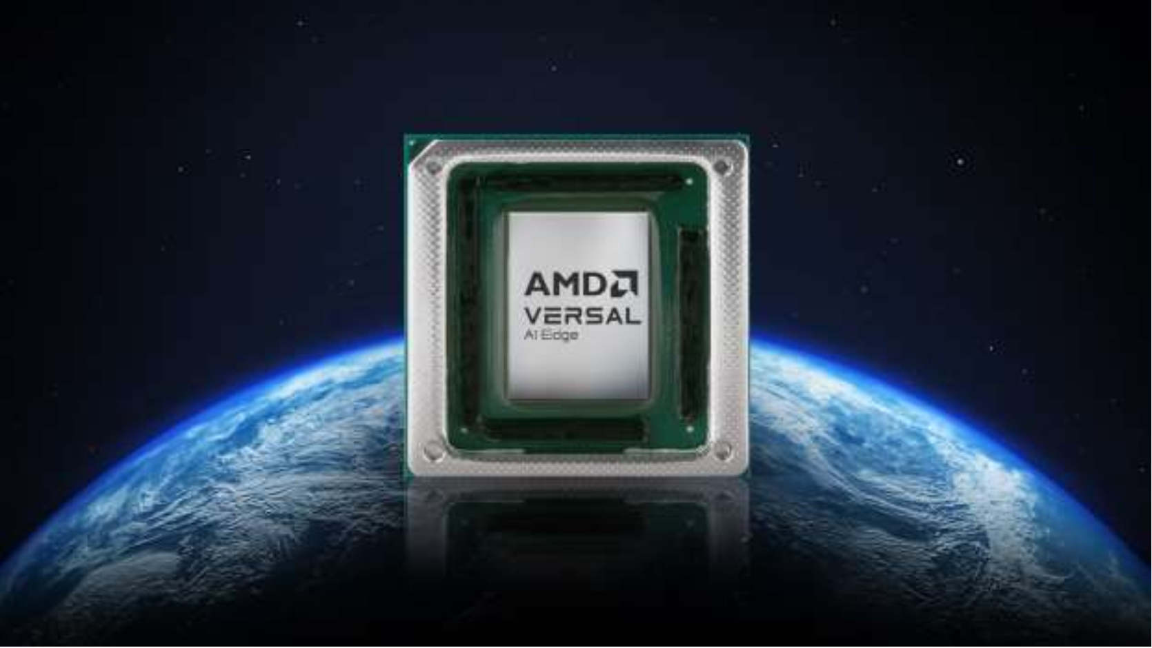 AMD's Versal™ AI Edge XQRVE2302 (in photo) is touted as a breakthrough in space-grade AI processing