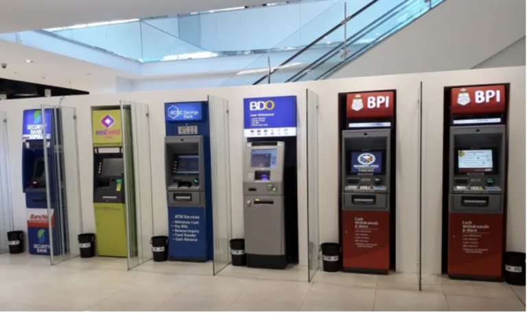 Photo of ATMs of various banks to show how PH banks are riding the capital wave in 2025
