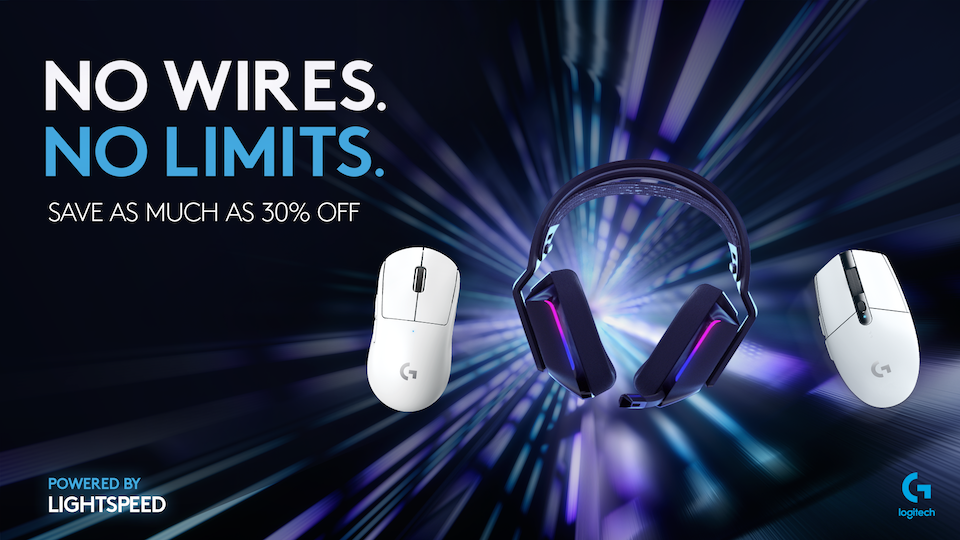 Poster for Logitech’s 4.4 Lazada Ultimate Gaming Tech Sale