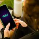 A mobile phone with Maya app