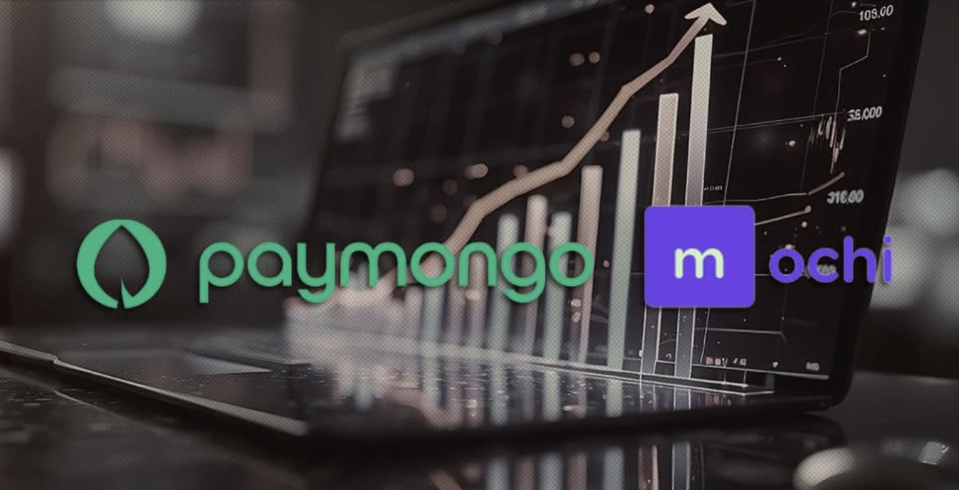 Logos of PayMongo and Mochi as they aim to power up PH businesses