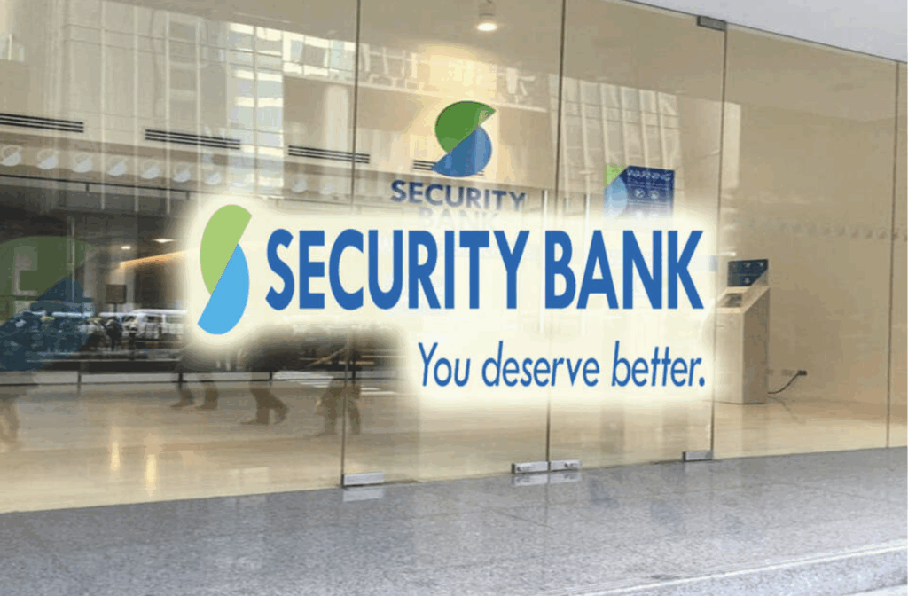 Facade shot of Security Bank, as the institution tries to balance ambition to expand with enhanced security